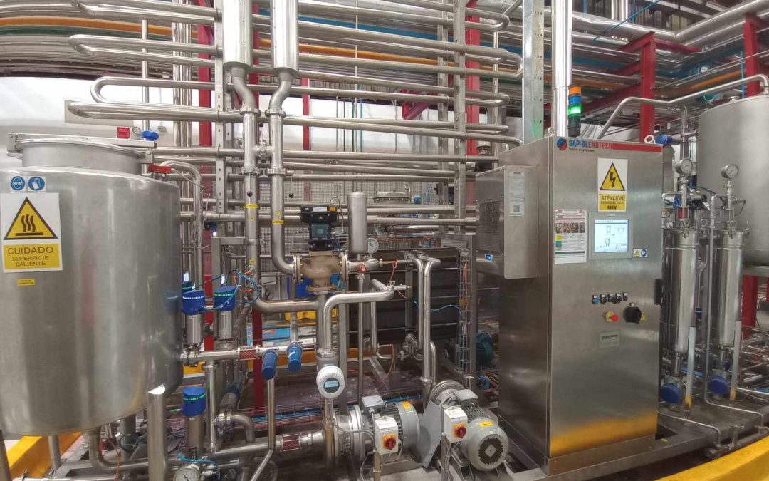 Puesta en marcha sistema CIP pasteurizado hotfill para Pepsi Perú